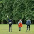 Harry raises his spiked tins aloft, The BSCC at Kenninghall, and a Walk to Ampersand, Diss - 26th May 2025