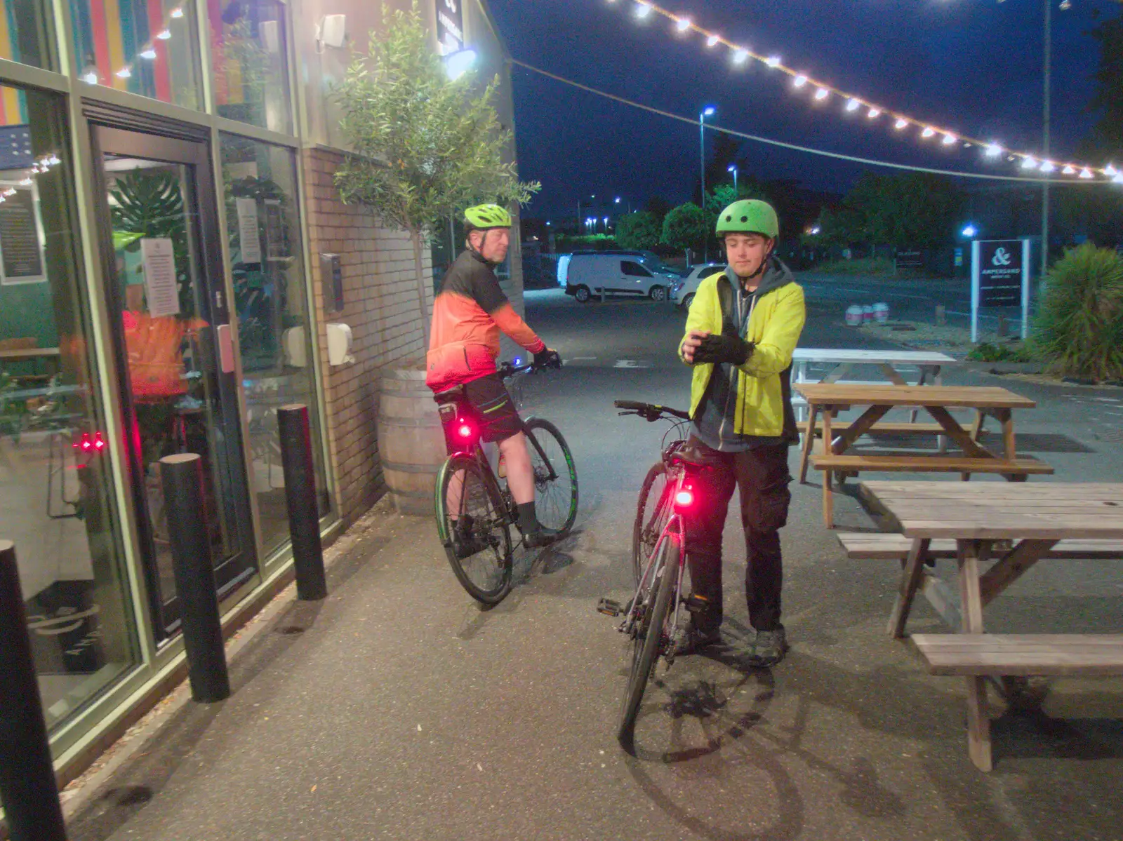 Outside Ampersand's Tap Room, from Table Tennis at the Village Hall, Brome, Suffolk - 6th June 2025