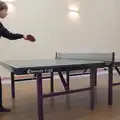 Fred and Oak play more table tennis, Table Tennis at the Village Hall, Brome, Suffolk - 6th June 2025