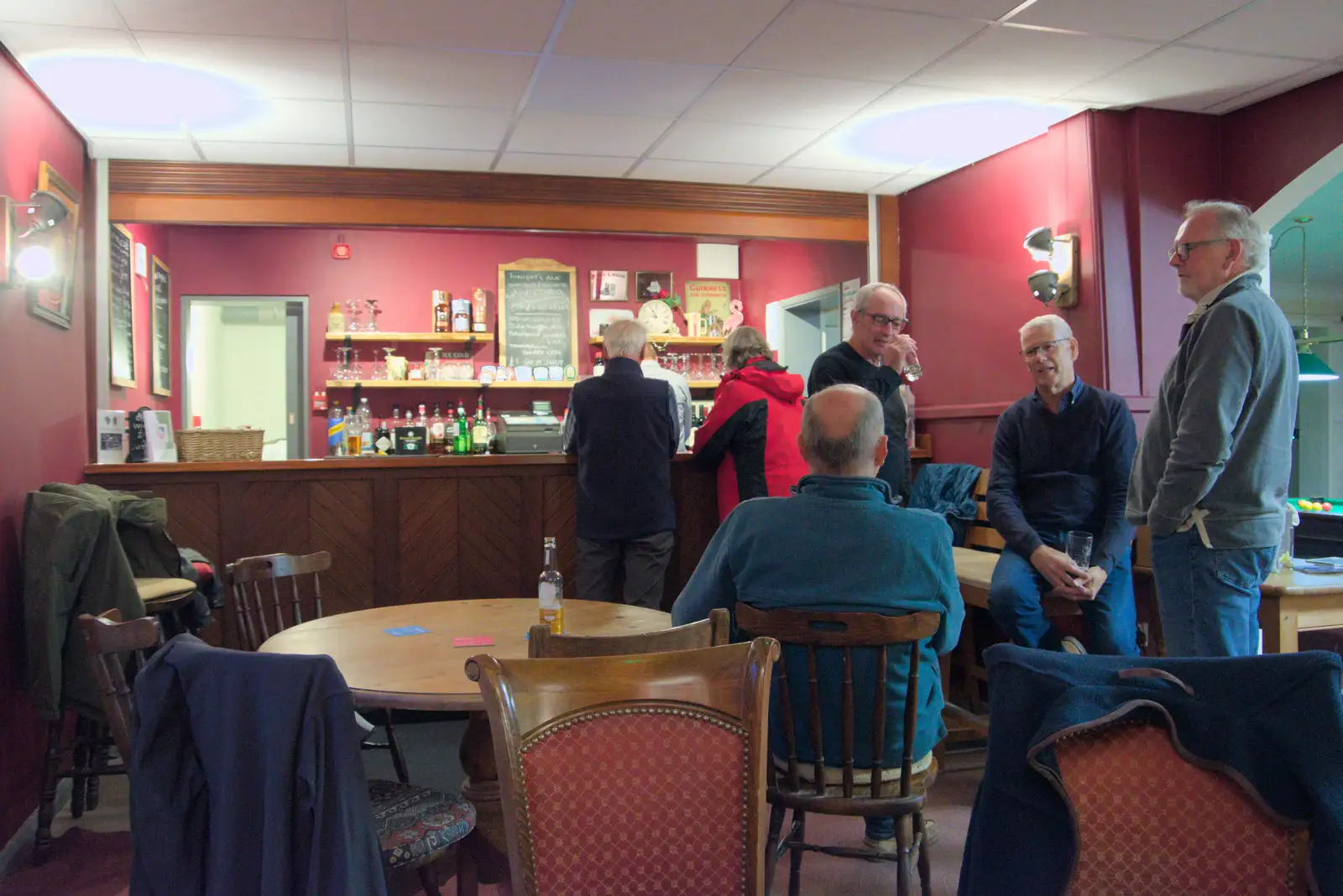 The village hall bar, from Table Tennis at the Village Hall, Brome, Suffolk - 6th June 2025