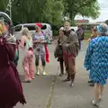 Vicky takes a photo, Palgrave Players do the Carnival, Diss, Norfolk - 8th June 2025