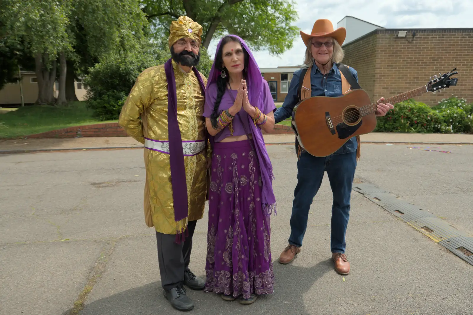 Some sort of Arabian Nights costumes, from Palgrave Players do the Carnival, Diss, Norfolk - 8th June 2025