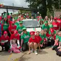 Tribe All Dance Group is dressed as Mario, Palgrave Players do the Carnival, Diss, Norfolk - 8th June 2025