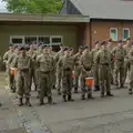 The cadets wait with their collecting buckets, Palgrave Players do the Carnival, Diss, Norfolk - 8th June 2025