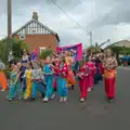 Another brightly-coloured primary school group, Palgrave Players do the Carnival, Diss, Norfolk - 8th June 2025