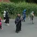 Darth Mail looks up menacingly, Palgrave Players do the Carnival, Diss, Norfolk - 8th June 2025