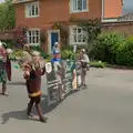 The 'Once' banner moves down the road, Palgrave Players do the Carnival, Diss, Norfolk - 8th June 2025