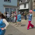 Isobel waves as the Players pass Brownes, Palgrave Players do the Carnival, Diss, Norfolk - 8th June 2025