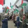 The pro-Palestine demo is temporarily overshadowed, Palgrave Players do the Carnival, Diss, Norfolk - 8th June 2025