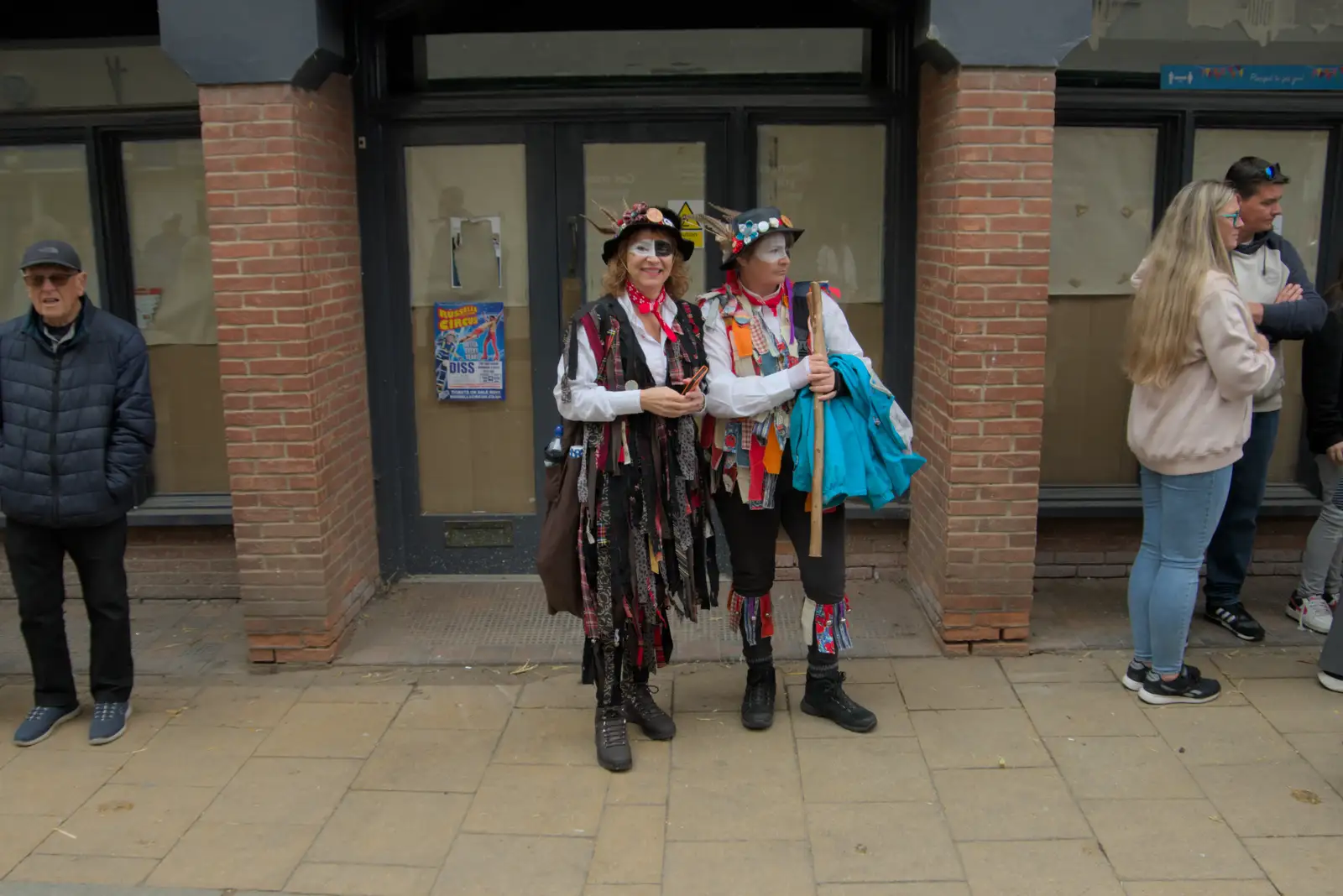 A couple of stray Morris dancers have appeared, from Palgrave Players do the Carnival, Diss, Norfolk - 8th June 2025
