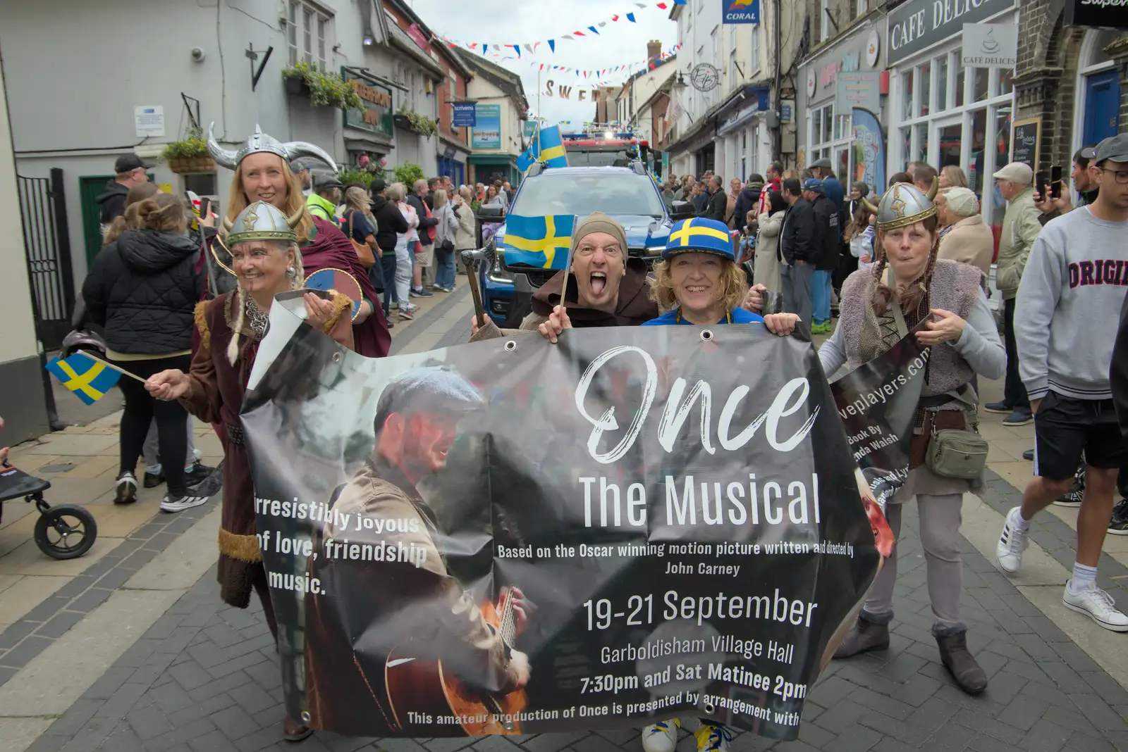 Dave gives it some attitude, from Palgrave Players do the Carnival, Diss, Norfolk - 8th June 2025