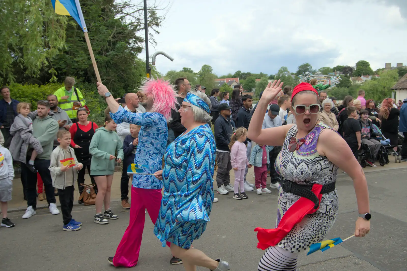 Isobel busts some moves, from Palgrave Players do the Carnival, Diss, Norfolk - 8th June 2025