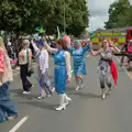 It's the end of the parade for the Players, Palgrave Players do the Carnival, Diss, Norfolk - 8th June 2025