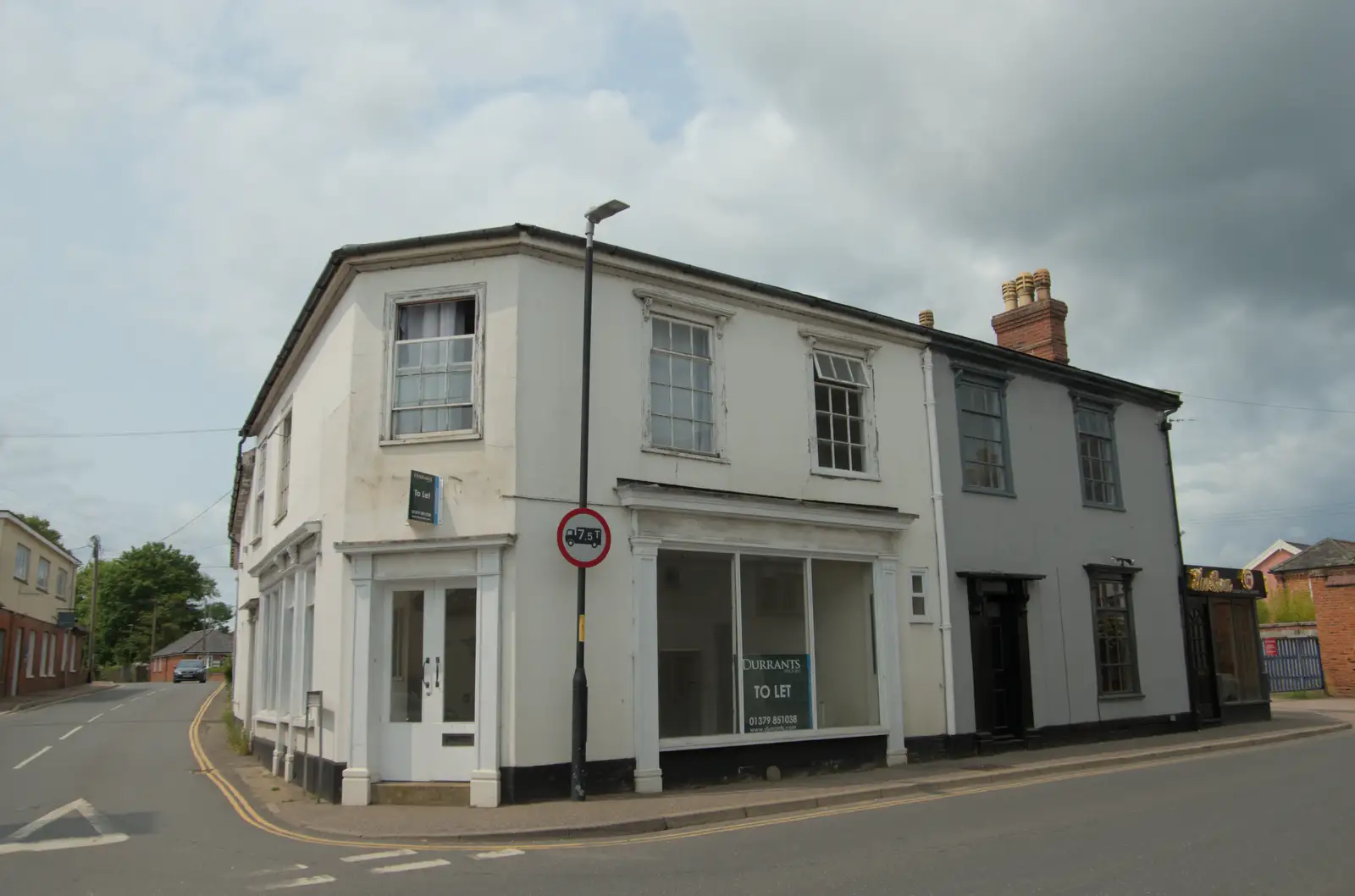 The old Christopher Hall office has been done up, from Palgrave Players do the Carnival, Diss, Norfolk - 8th June 2025