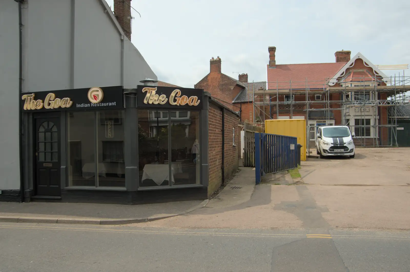 The former Diss Tandoori is now a new restaurant, from Palgrave Players do the Carnival, Diss, Norfolk - 8th June 2025
