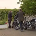 A couple of dudes on fancy bikes appear, A Swarm of Bees, Eye, Suffolk - 16th June 2025