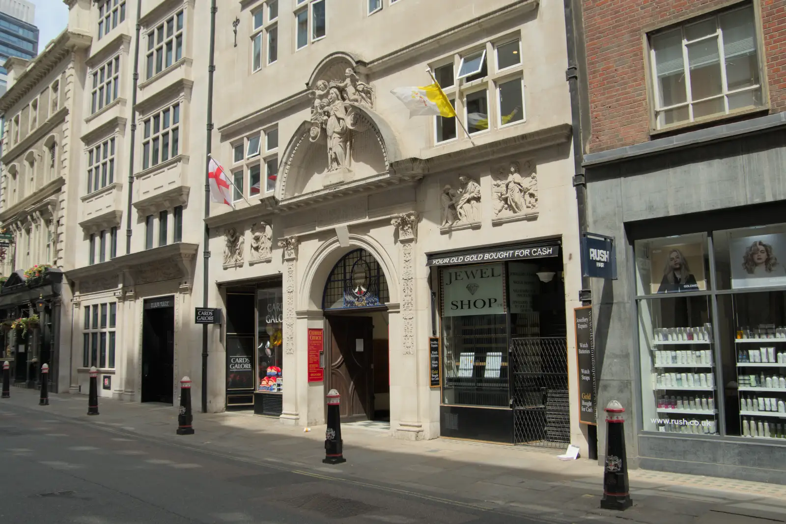 Impressive Victorian façade on Liverpool Street, from The Sunday Seisiún at the London Irish Centre, Camden Town - 22nd June 2025