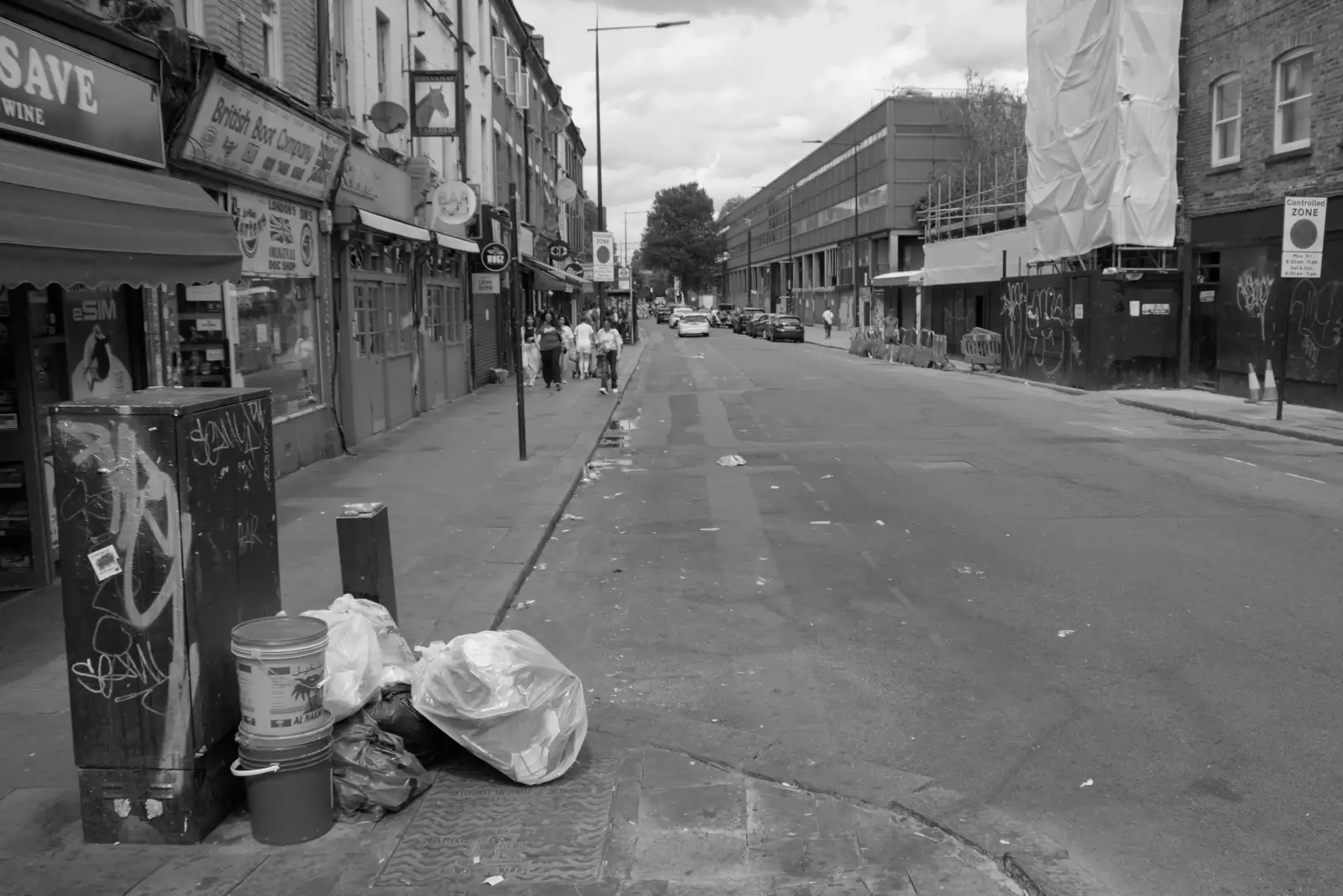 Urban decay on Kentish Town Road, from The Sunday Seisiún at the London Irish Centre, Camden Town - 22nd June 2025