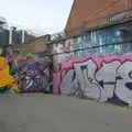 Graffiti and art off Kentish Town Road, The Sunday Seisiún at the London Irish Centre, Camden Town - 22nd June 2025
