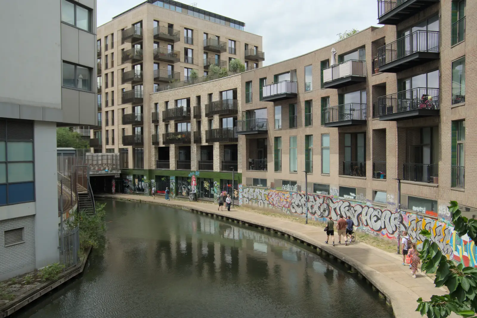The Regent's Canal in Camden Town, from The Sunday Seisiún at the London Irish Centre, Camden Town - 22nd June 2025