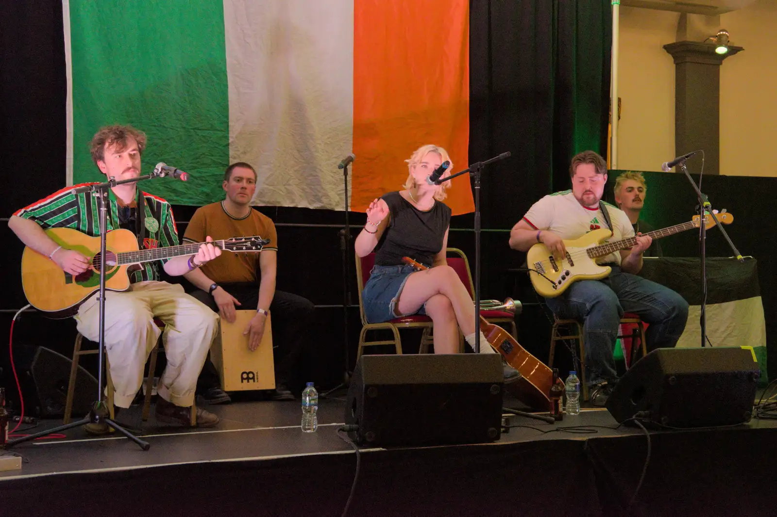 Cliffords are next on stage, from The Sunday Seisiún at the London Irish Centre, Camden Town - 22nd June 2025