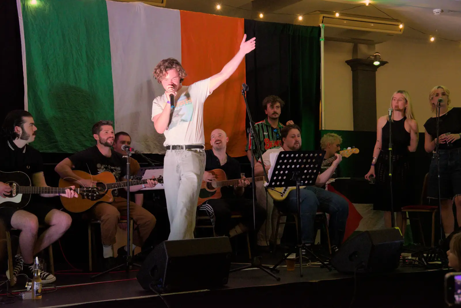 A moment from the Fungie guy, from The Sunday Seisiún at the London Irish Centre, Camden Town - 22nd June 2025