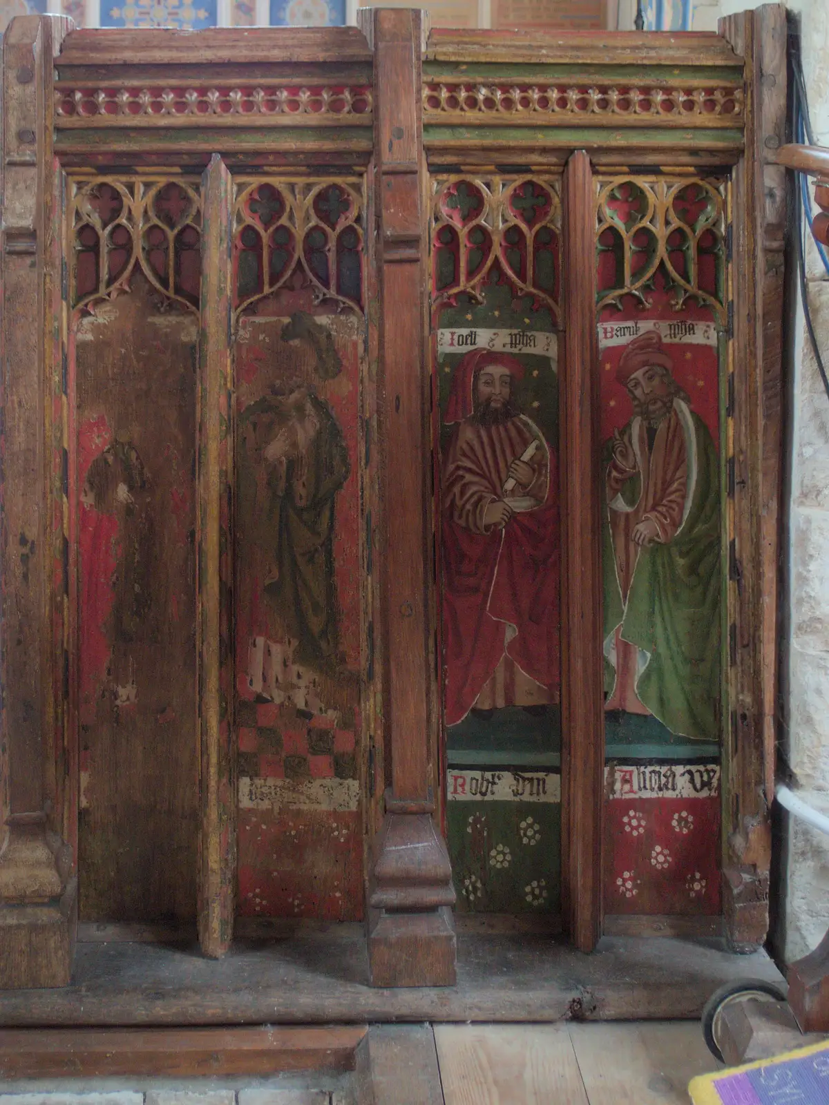 Part of the late-Mediaeval Rood screen, from A Late June Miscellany, Suffolk - 28th June 2025