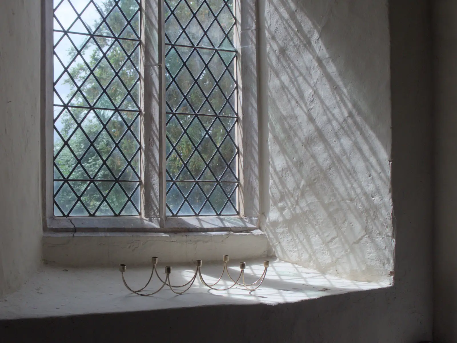 Light streams through a plain glass window, from A Late June Miscellany, Suffolk - 28th June 2025