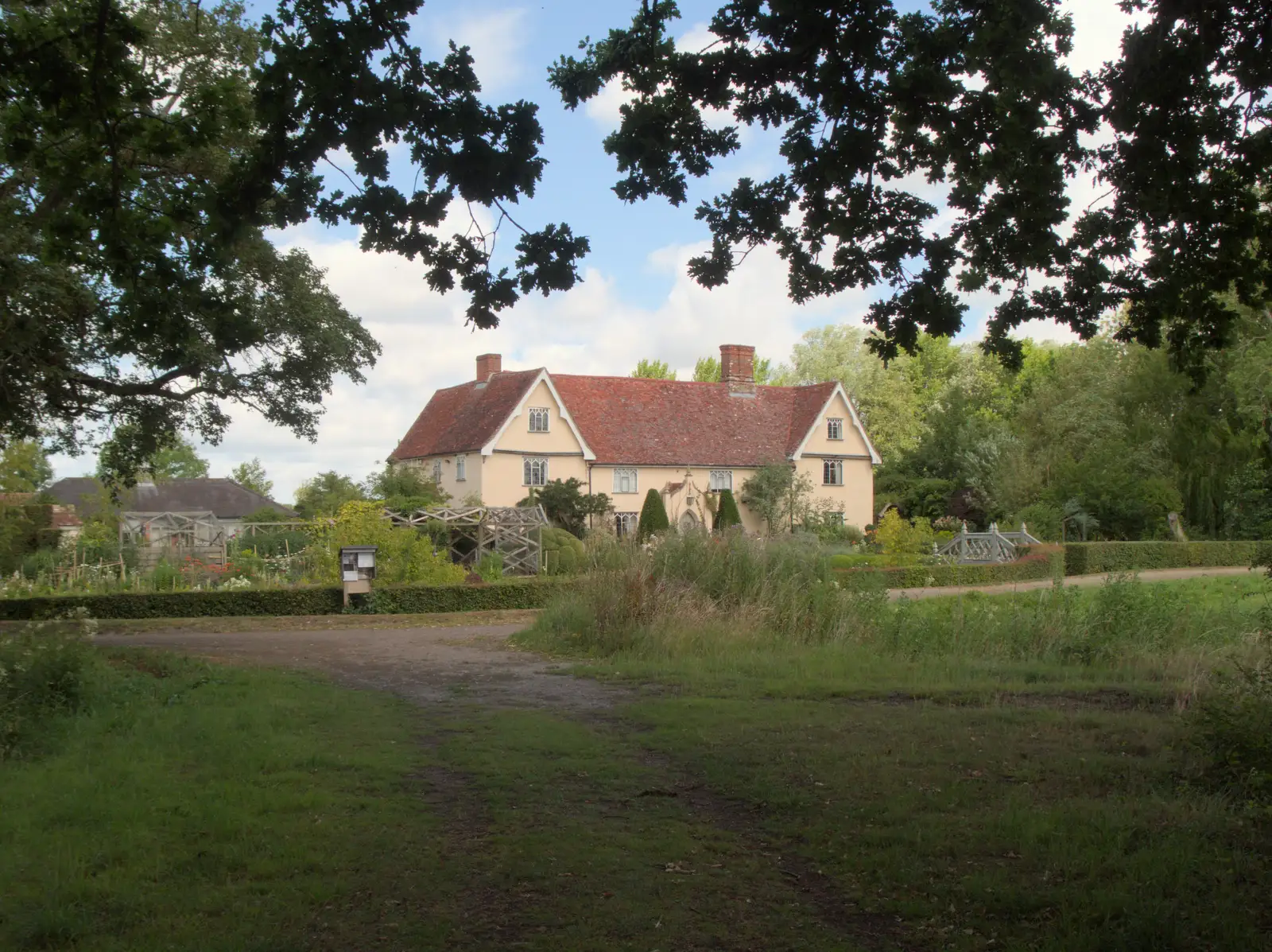 Bedfield Hall, from up the path, from A Late June Miscellany, Suffolk - 28th June 2025