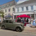 Isobel looks around outside No. 8 Marketplace, A Late June Miscellany, Suffolk - 28th June 2025
