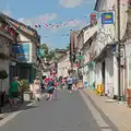 Mere Street and its bunting in the sun, A Late June Miscellany, Suffolk - 28th June 2025
