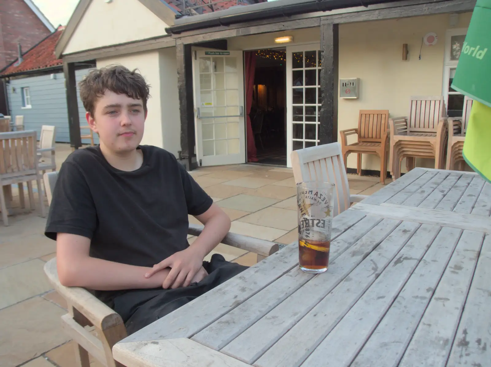 Fred has a pint of diet cola, from A Late June Miscellany, Suffolk - 28th June 2025