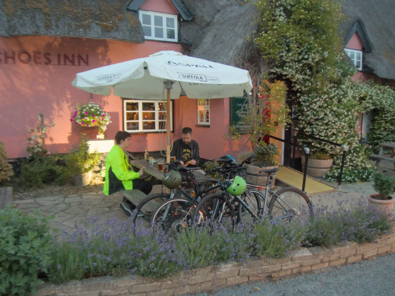We stop off at the Four Horseshoes for more beer, from A Late June Miscellany, Suffolk - 28th June 2025