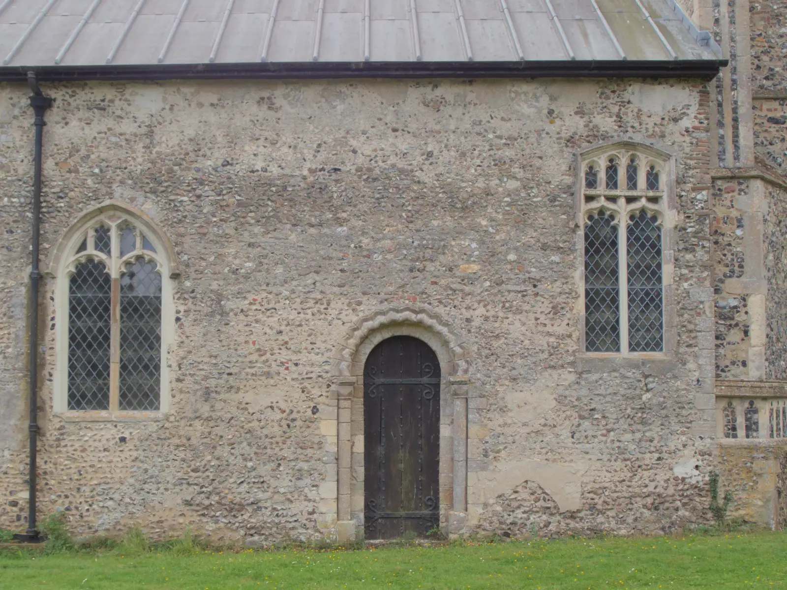 A real mixture of styles, including a Norman door, from A Late June Miscellany, Suffolk - 28th June 2025