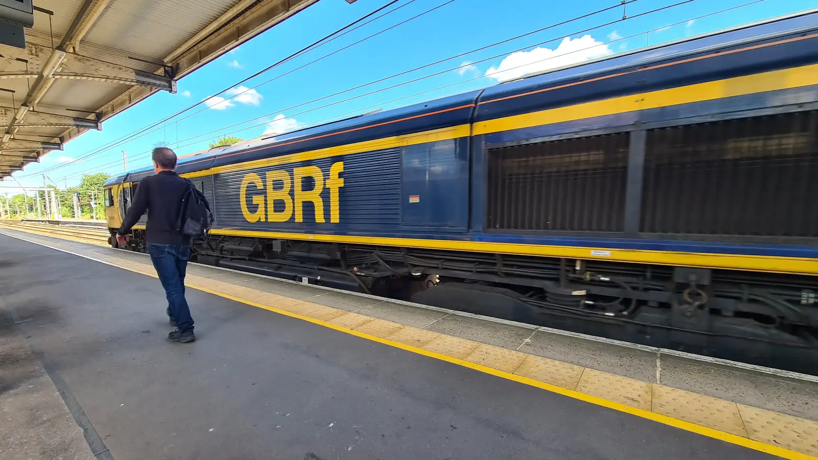 Another Class 66 'Shed' rumbles through, from A Week in Ipswich, Suffolk - 30th June 2025