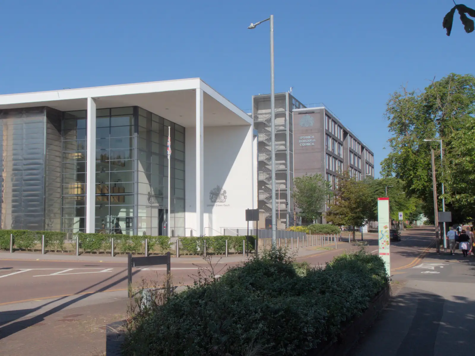 The Crown Court and Ipswich Borough Council, from A Week in Ipswich, Suffolk - 30th June 2025