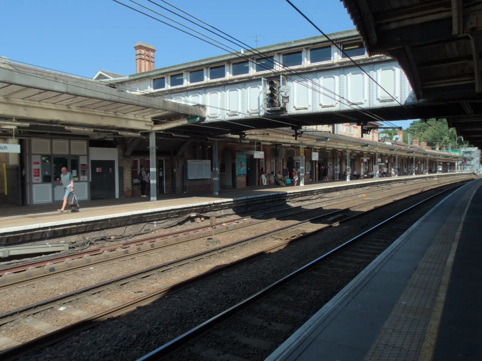 Ipswich's original Victorian footbridge, from A Week in Ipswich, Suffolk - 30th June 2025