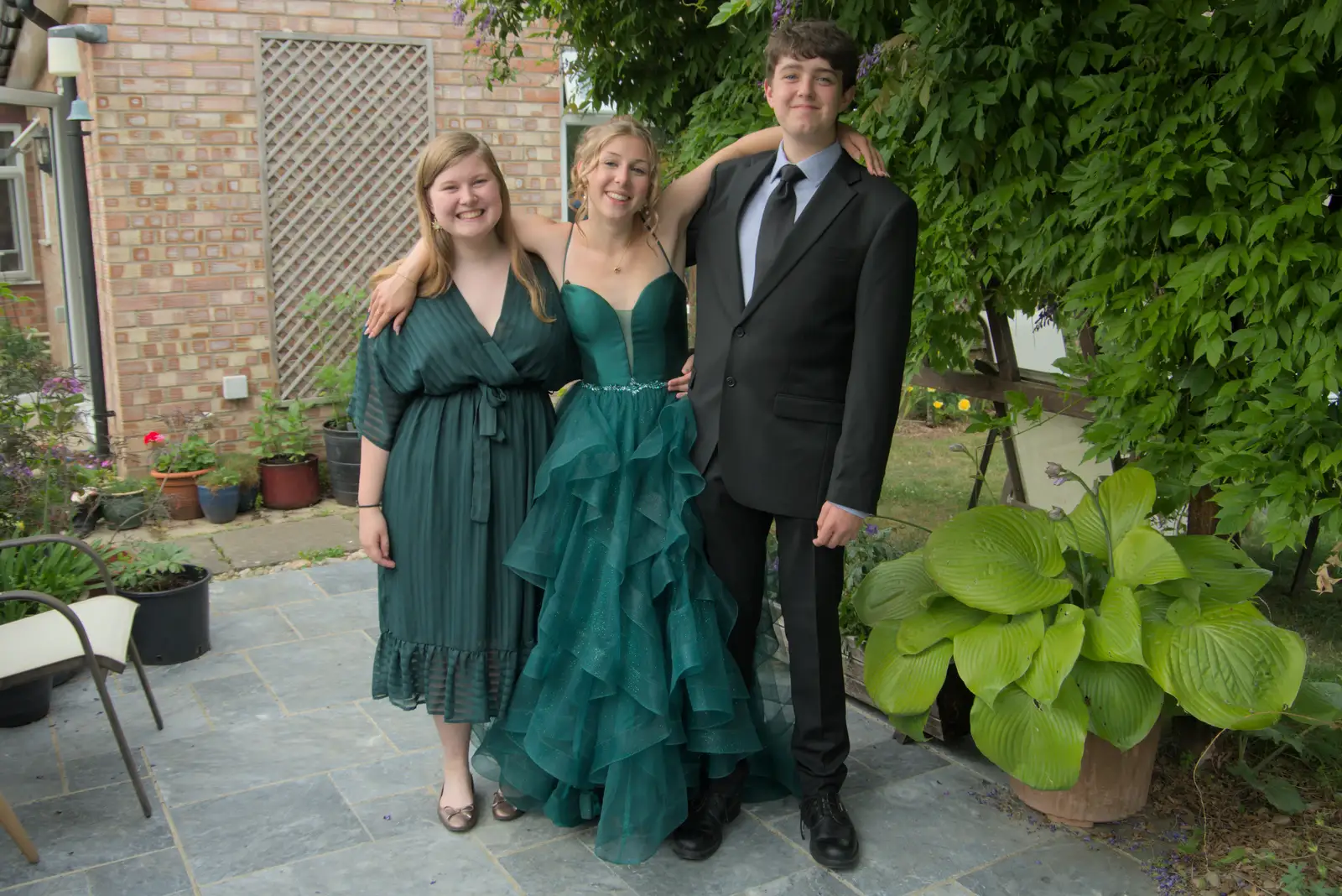 Grace joins for a photo, from A Week in Ipswich, Suffolk - 30th June 2025