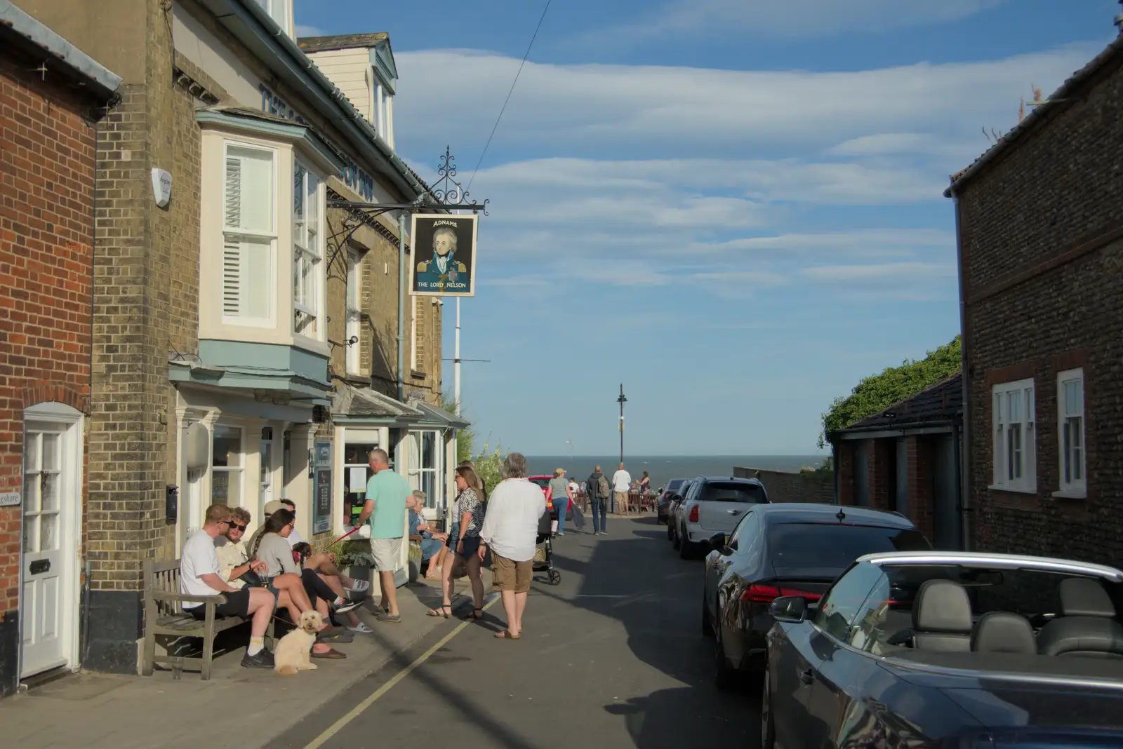 The Lord Nelson on East Street, from Harry's Karate Kamp, Blackshore, Southwold - 5th July 2025