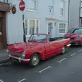 There's a lovely Triumph Herald convertible, Harry's Karate Kamp, Blackshore, Southwold - 5th July 2025