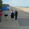 We walk along the promenade for a bit, Harry's Karate Kamp, Blackshore, Southwold - 5th July 2025