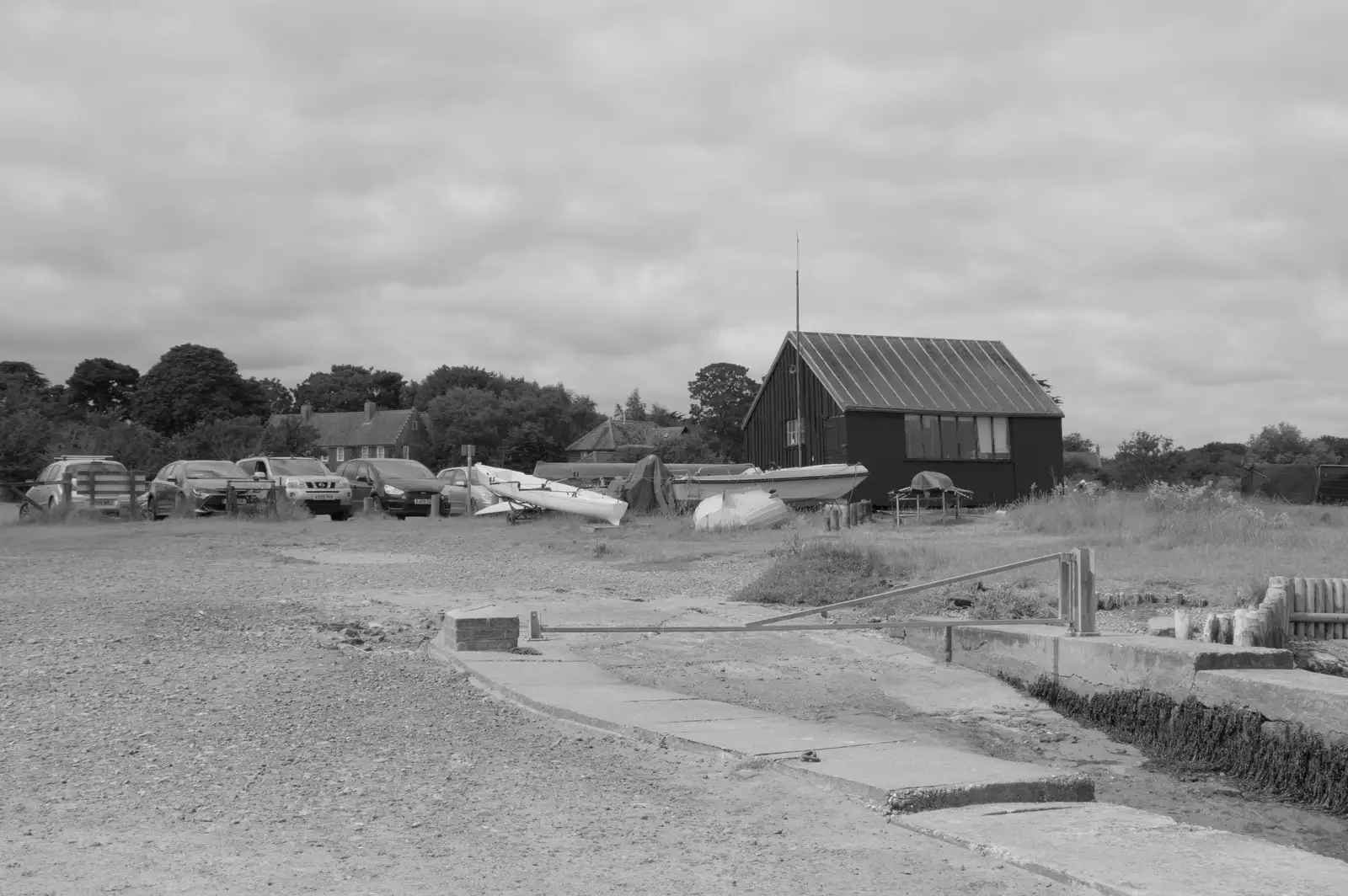 The quayside at Walberswick, from Harry's Karate Kamp, Blackshore, Southwold - 5th July 2025