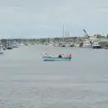 The rowing ferry carries some passengers over, Harry's Karate Kamp, Blackshore, Southwold - 5th July 2025