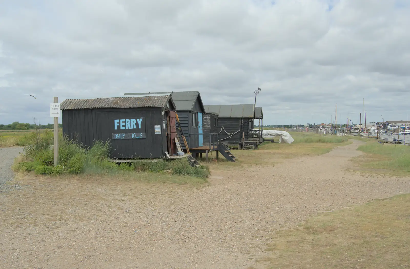The ferry office, from Harry's Karate Kamp, Blackshore, Southwold - 5th July 2025