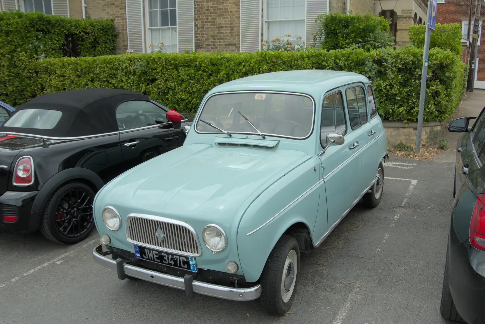 There's another Renault 4 in Southwold, from Harry's Karate Kamp, Blackshore, Southwold - 5th July 2025