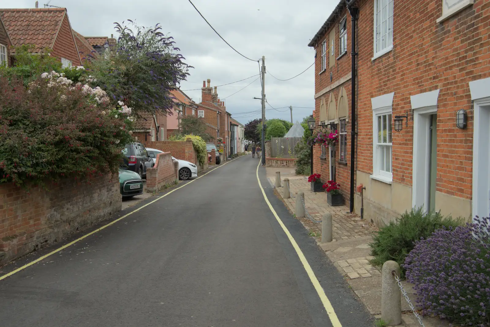 Mill Lane in Southwold, from Harry's Karate Kamp, Blackshore, Southwold - 5th July 2025
