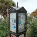 The four-sided Town Notices box, Harry's Karate Kamp, Blackshore, Southwold - 5th July 2025