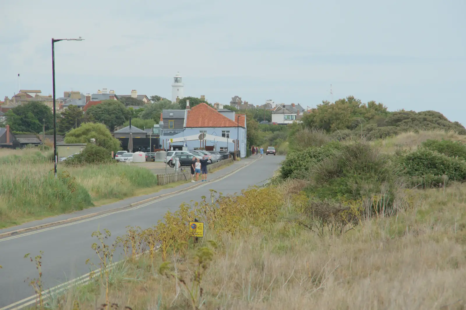 Ferry Road, and the Sail Loft, from Harry's Karate Kamp, Blackshore, Southwold - 5th July 2025