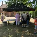 The 'Brome Feet' kicks off at Brome Hall, The Brome and Oakley Fete, Brome Hall, Suffolk - 12th July 2025