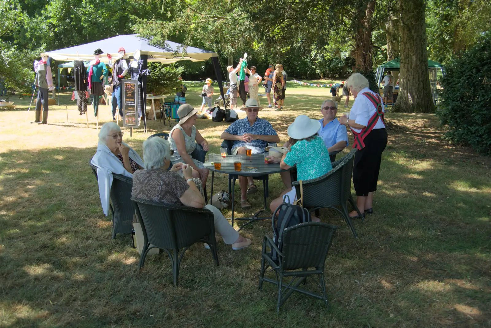 Pimm's o'clock , from The Brome and Oakley Fete, Brome Hall, Suffolk - 12th July 2025
